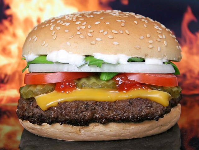 ¿Cuantas calorías tiene una hamburguesa?